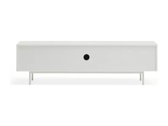 Sierra - Meuble TV en bois 3 portes L180cm : Couleur - Blanc