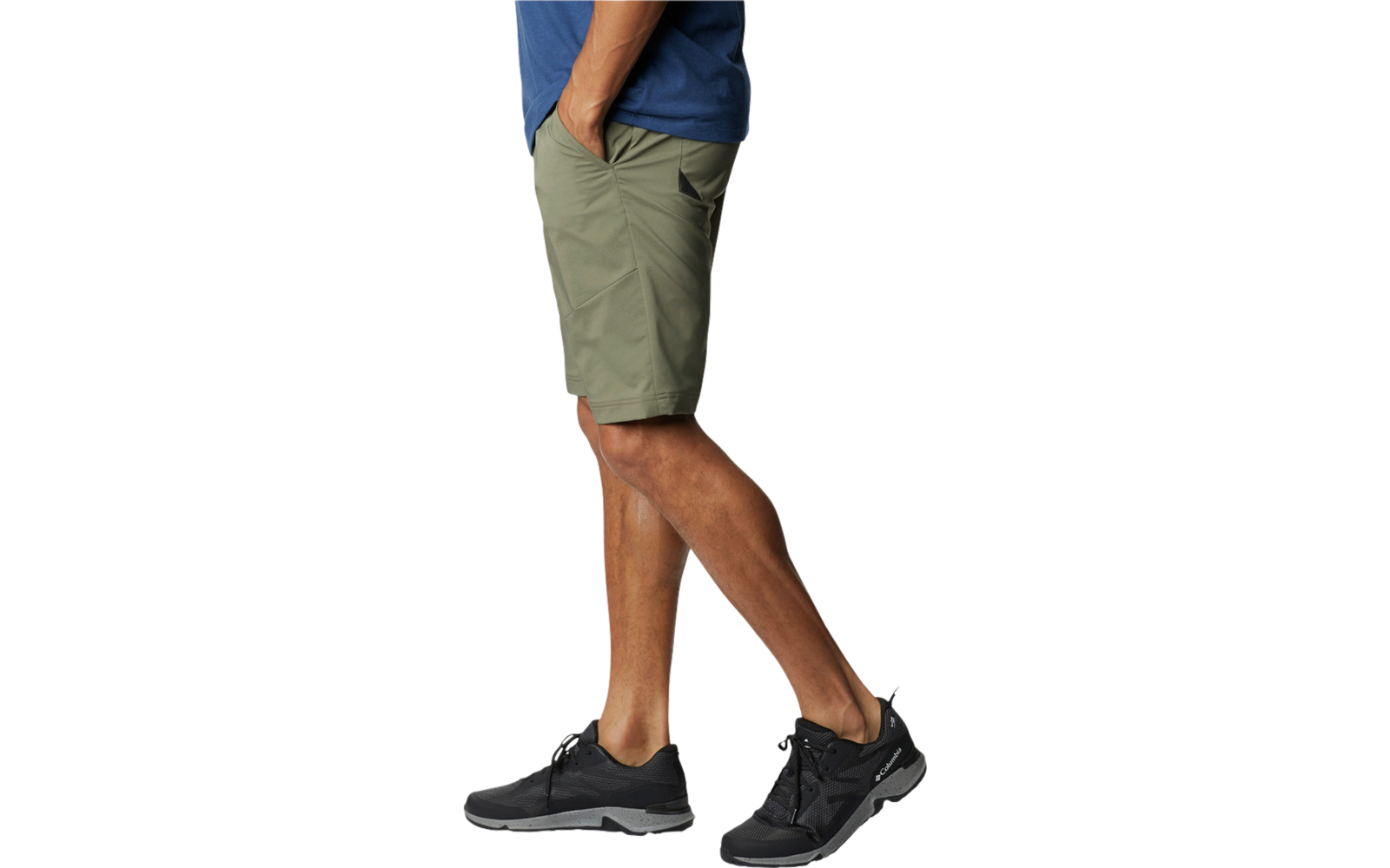 Columbia Tech Trail Herren Wandershorts stone green