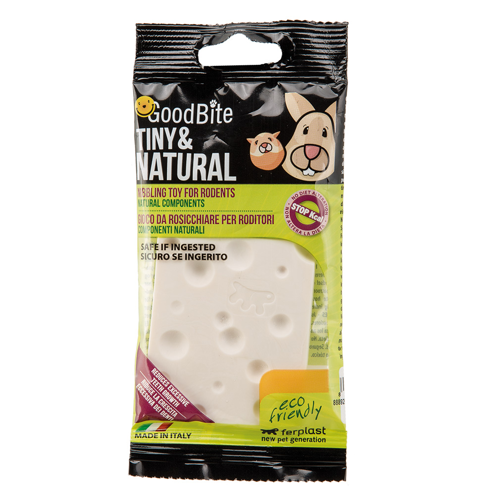 Jeu à ronger pour rongeurs ferplast tiny&natural cheese atoxique naturel