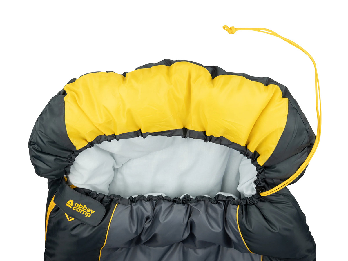 Abbey Camp Berlin mummy slaapzak - Grey/Yellow