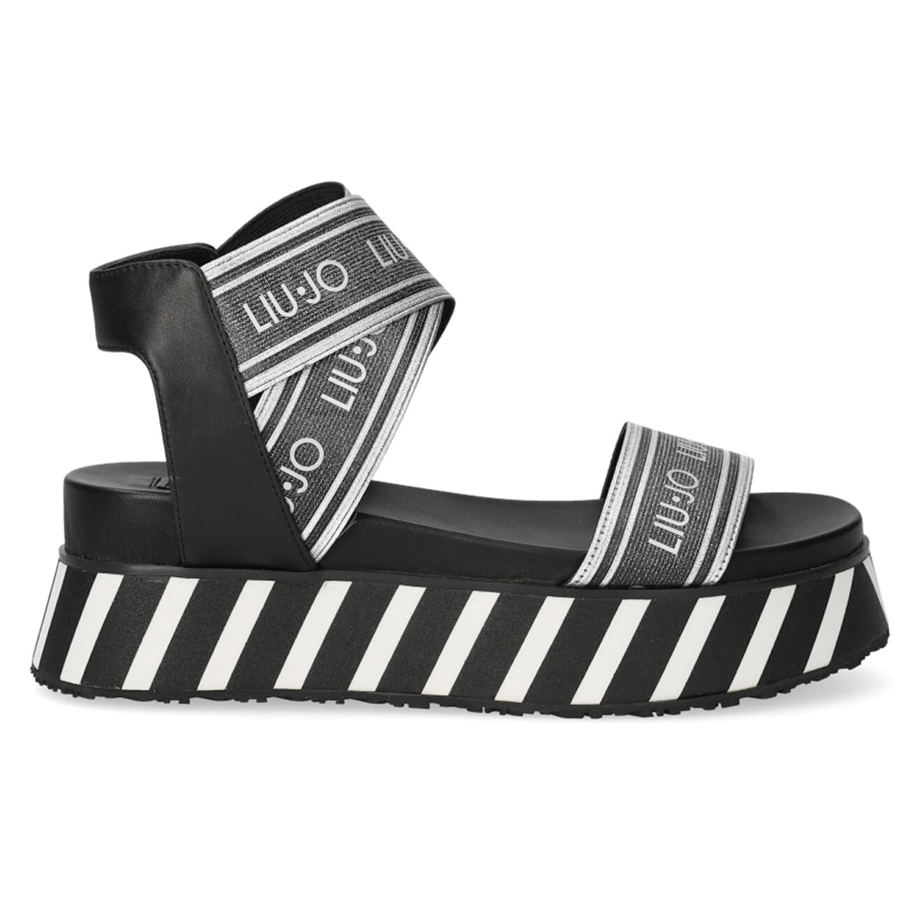 Liu-Jo Sandales en Cuir Frida noires