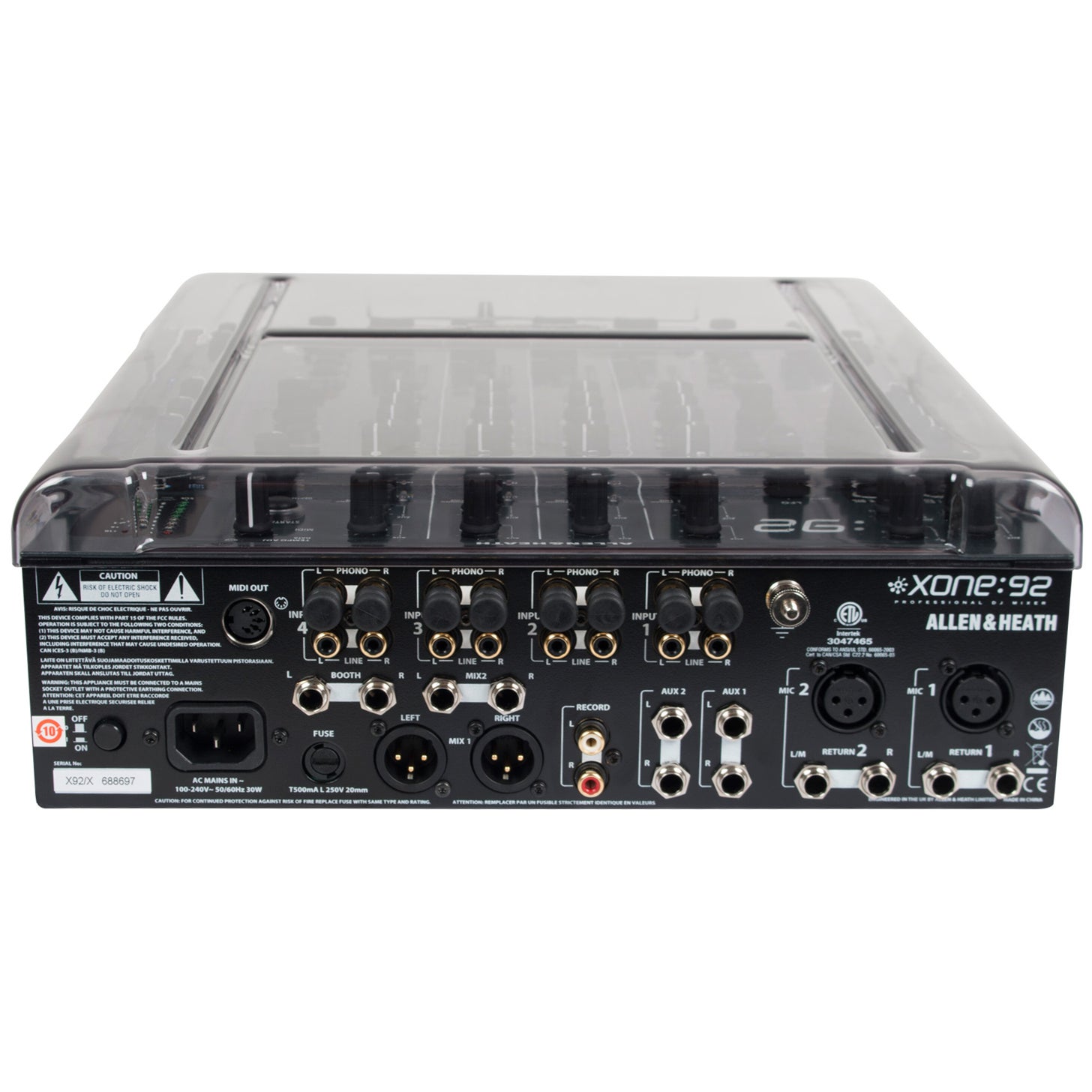 Decksaver 12 inch mixer cover stofkap