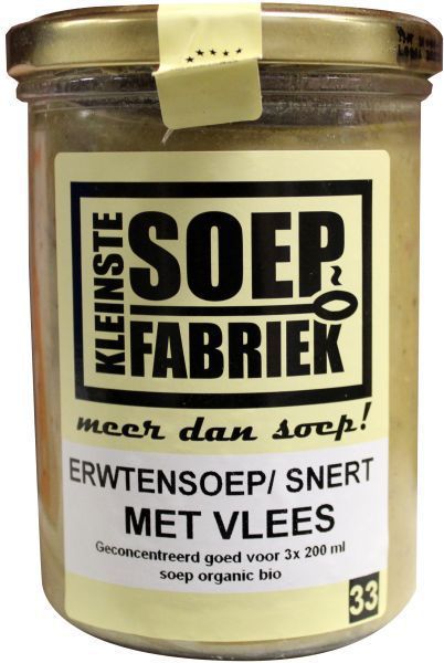 Kleinste Soep Fabriek Erwtensoep / snert 400g