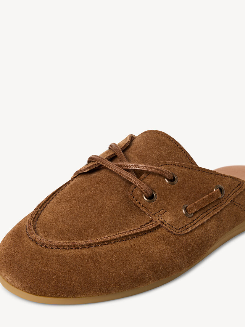 Leren Slipper - bruin
