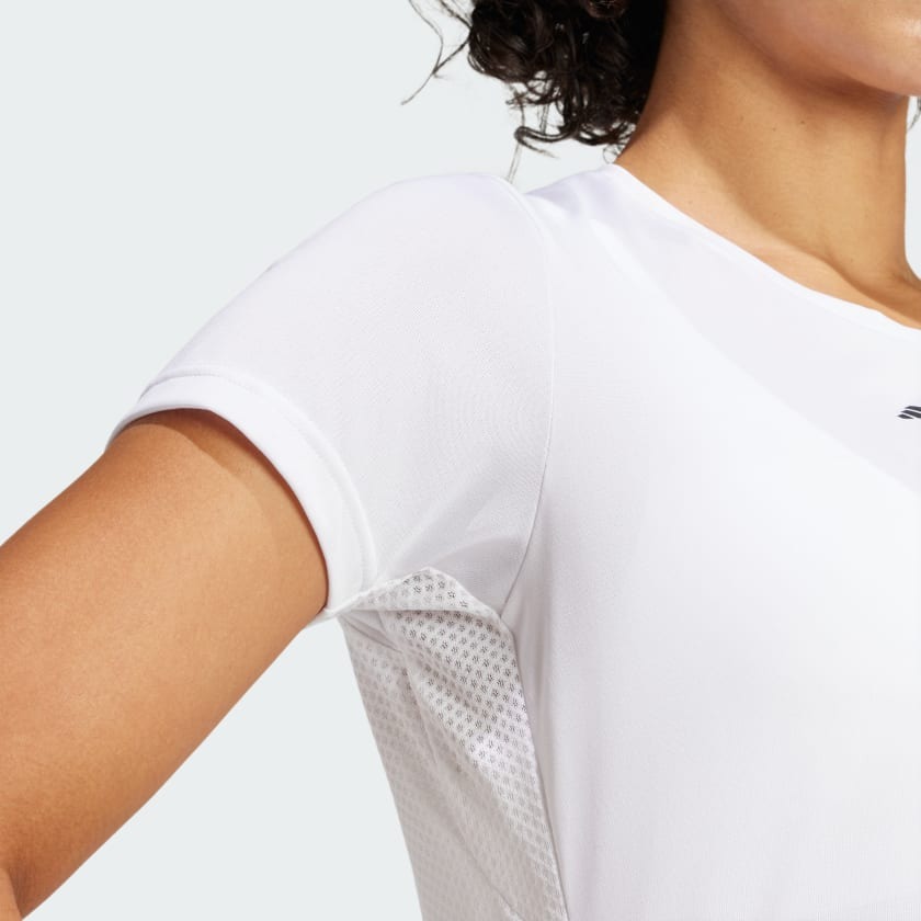 Terrex Agravic Trail Running T-Shirt Dame White/Pink Fusion