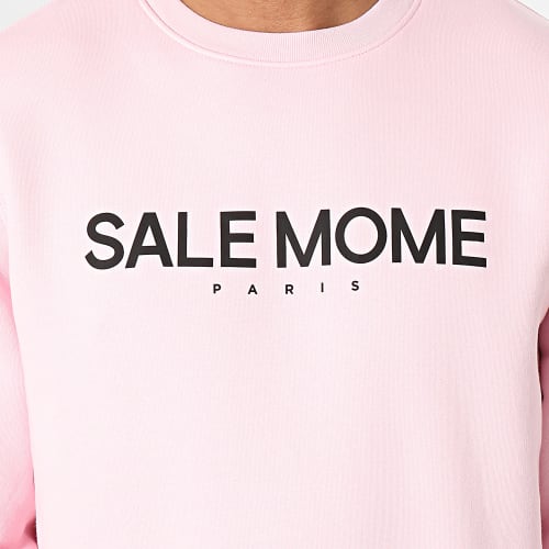 Sweat Crewneck Nounours Rose Noir