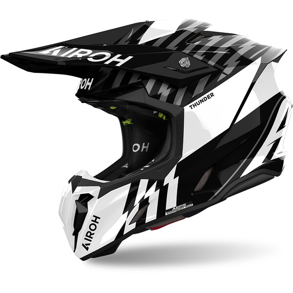 Airoh - Casque Twist 3 Thunder Noir / Blanc / Brillant