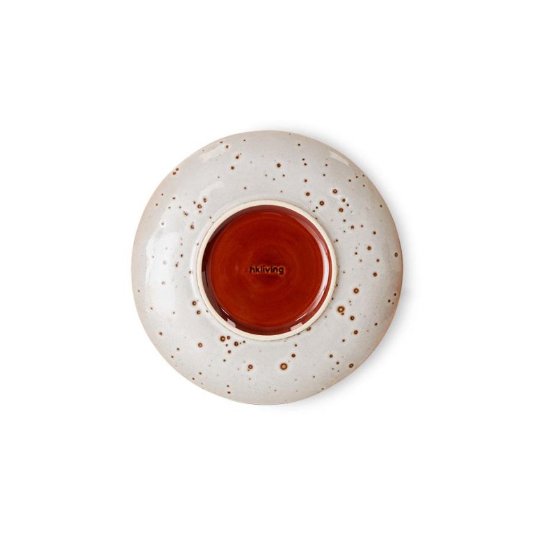 HKliving 70's Ceramic gebaksbordje Ø17.5 set van 2 Horizon