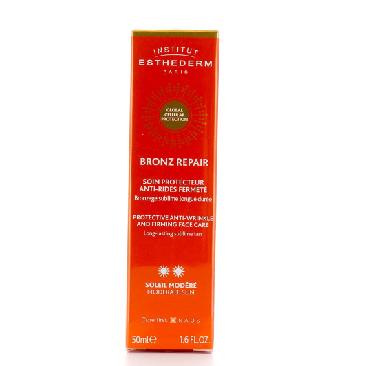 Soin protecteur anti-rides et fermeté soleil modéré Institut Esthederm Bronz Repair