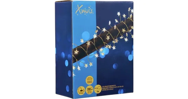 LED Drahtsternenkette Angelhair 200 LED