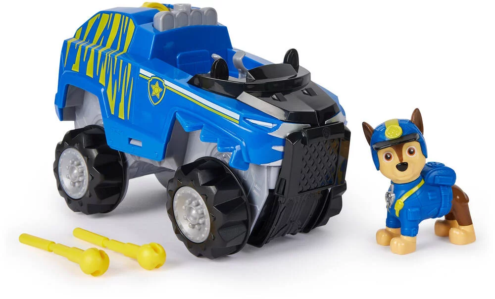 PAT'PATROUILLE  - VEHICULE ET FIGURINE CHASE JUNGLE PUPS