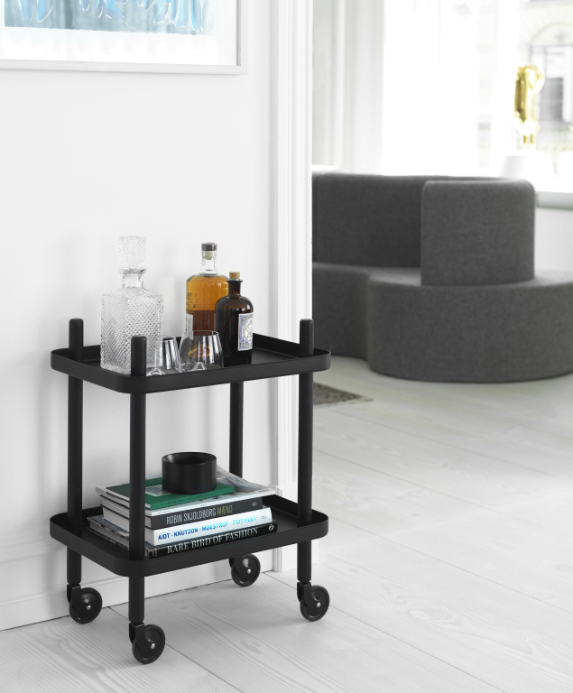 Normann Copenhagen Block trolley wit 50x35