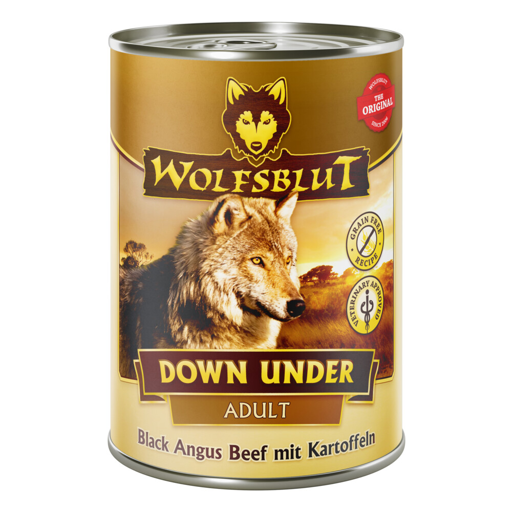 6x Wolfsblut Down UnderAdult395 gr