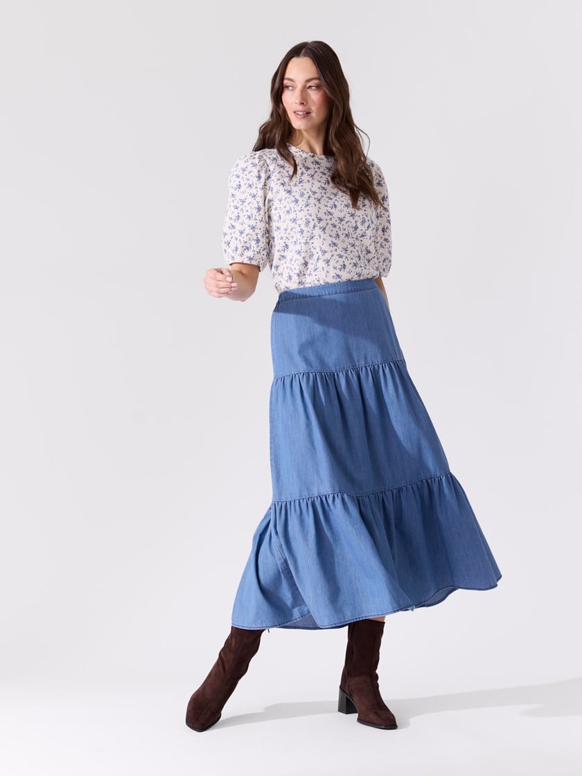 Linette topp Marshmallow