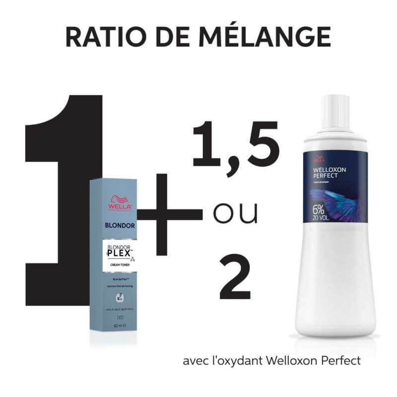 Toner Crème BlondorPlex Pale Silver Wella 60ML