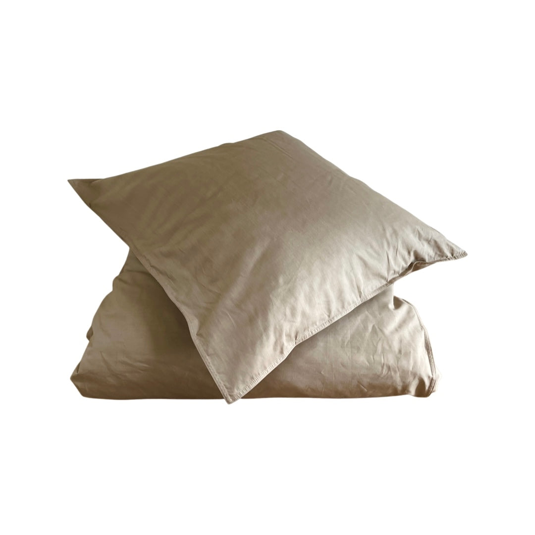 Omhu  Percale sengetøj - Mud