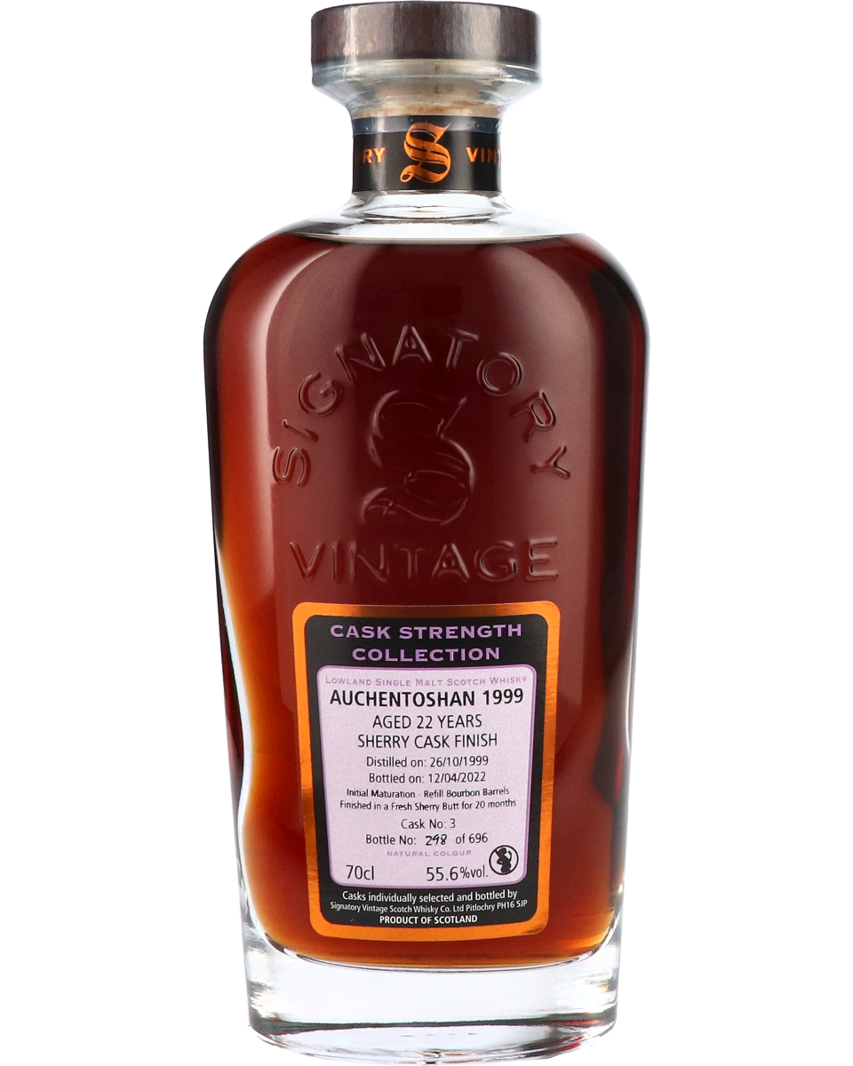 Auchentoshan 22 Years 1999 Signatory Cask Strength 55.6% 70 cl