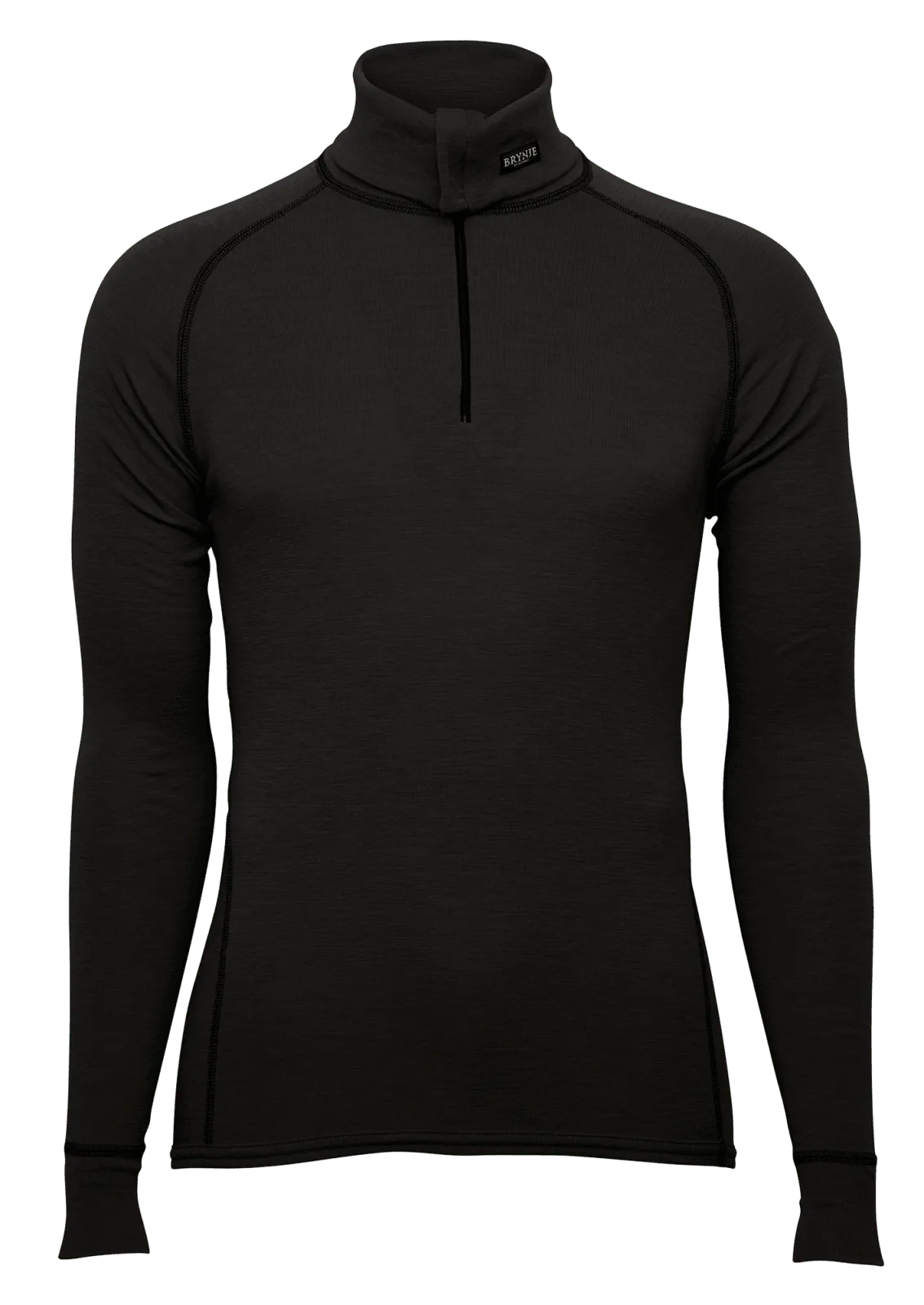 Brynje Unisex Classic Zip Polo Shirt Black