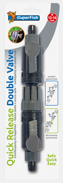 Superfish Dubbelkraan Snelkoppeling 12-16mm