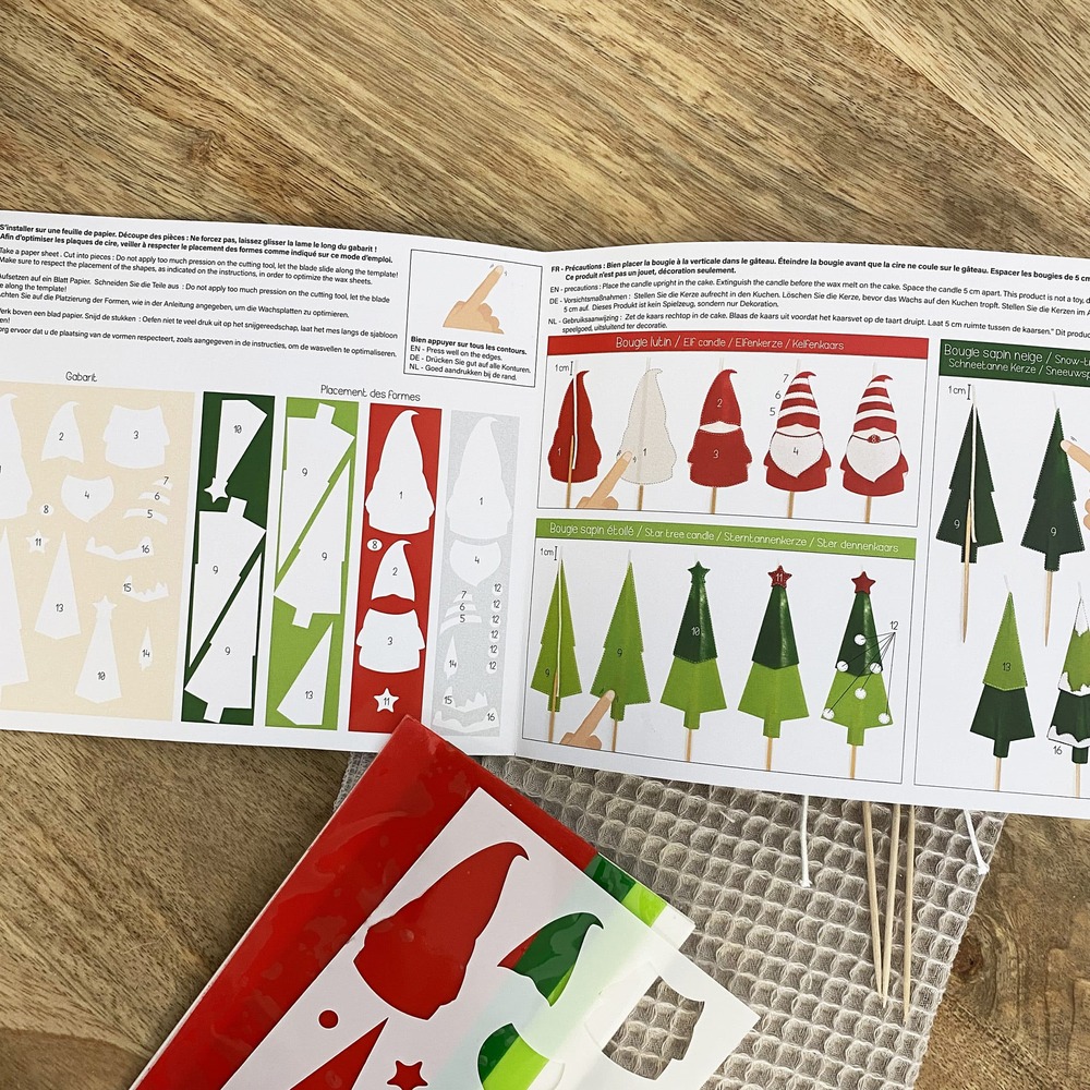 Kit bougies festives de noel