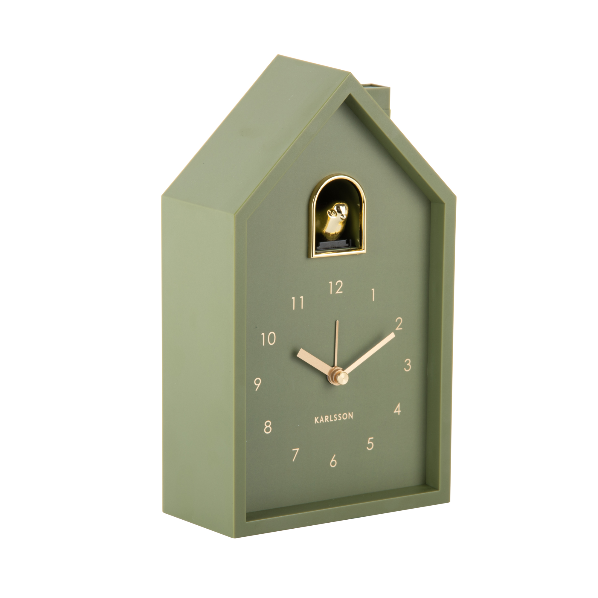 Wekker Modern Cuckoo Oro Luxegroen