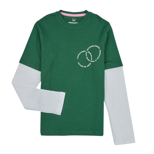 Jack & Jones - JOROLI SKATER LAYER TEE LS CREW NECK - Vert