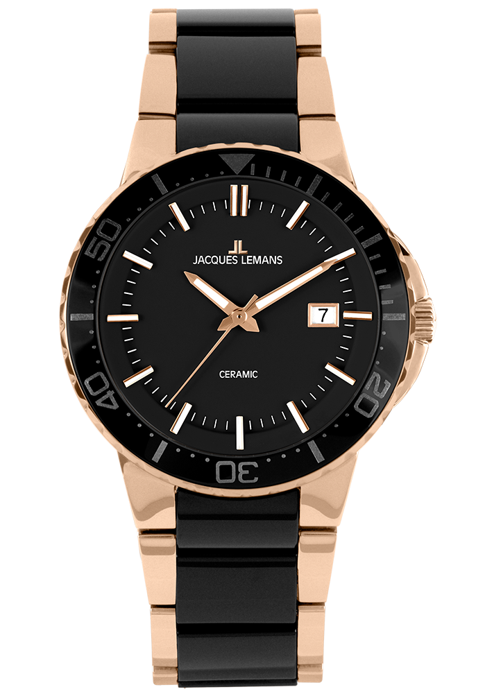Jacques Lemans Damenuhr Colmar HighTech Ceramic 1-2164C
