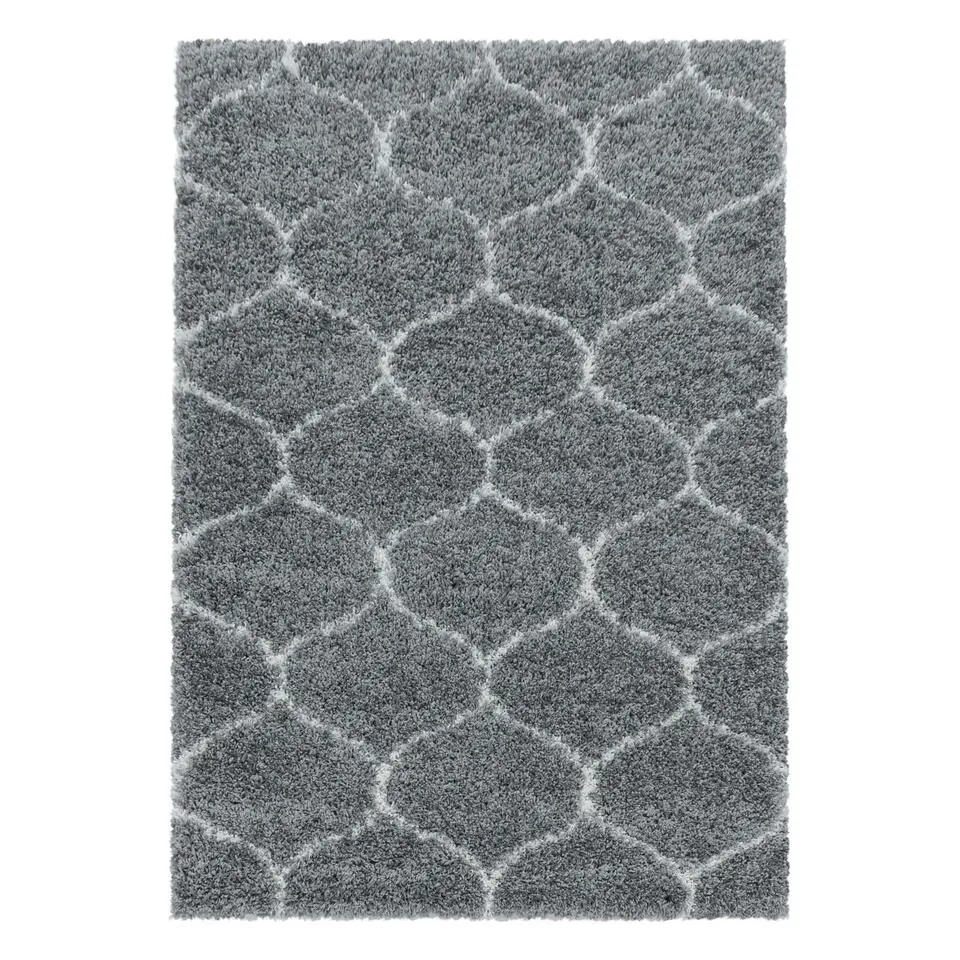 Opera Soft Shaggy Hoogpolig Vloerkleed Grijs - 240x340 CM