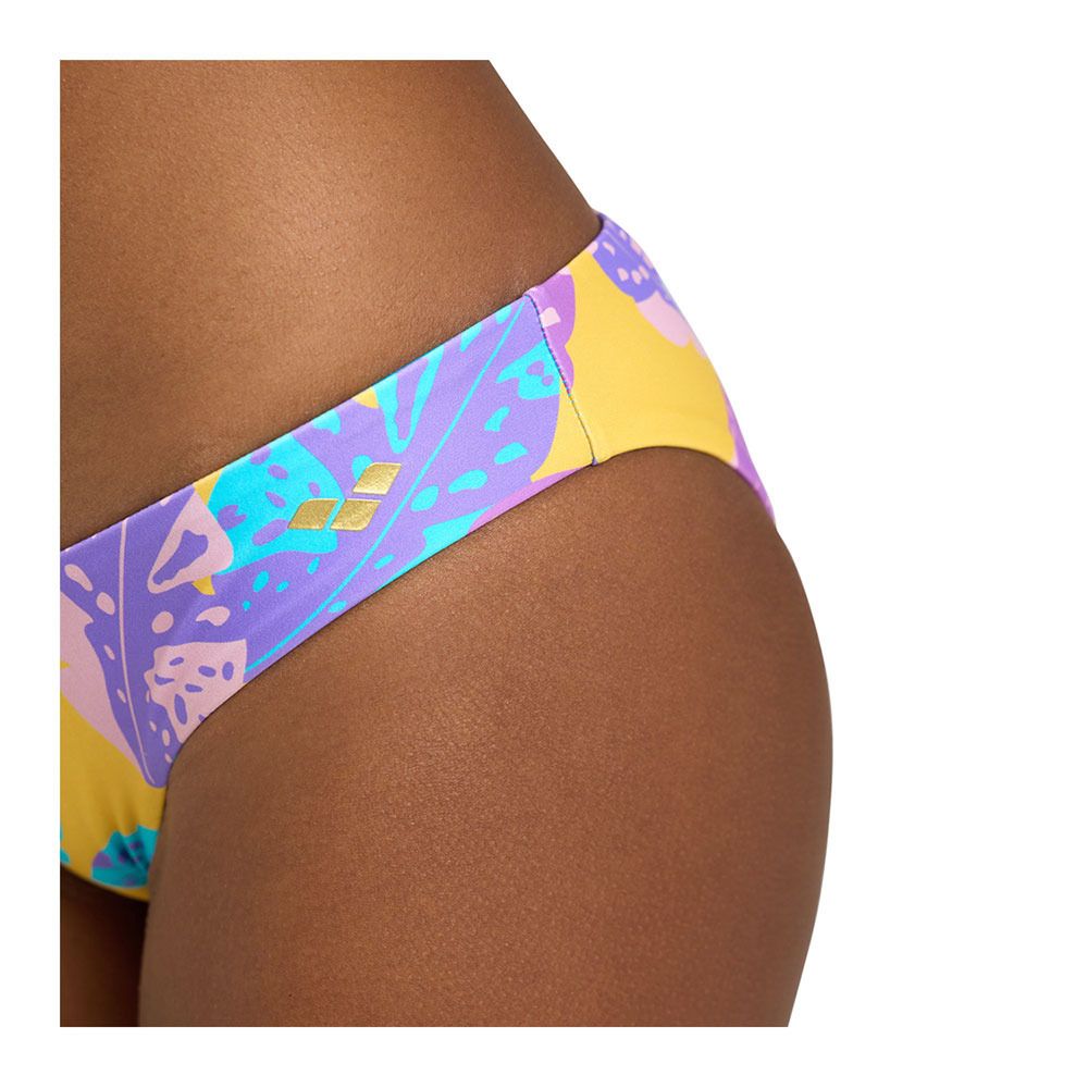 Arena BANDEAU ALLOVER - Maillot de bain 2 pièces Femme lily yellow multi