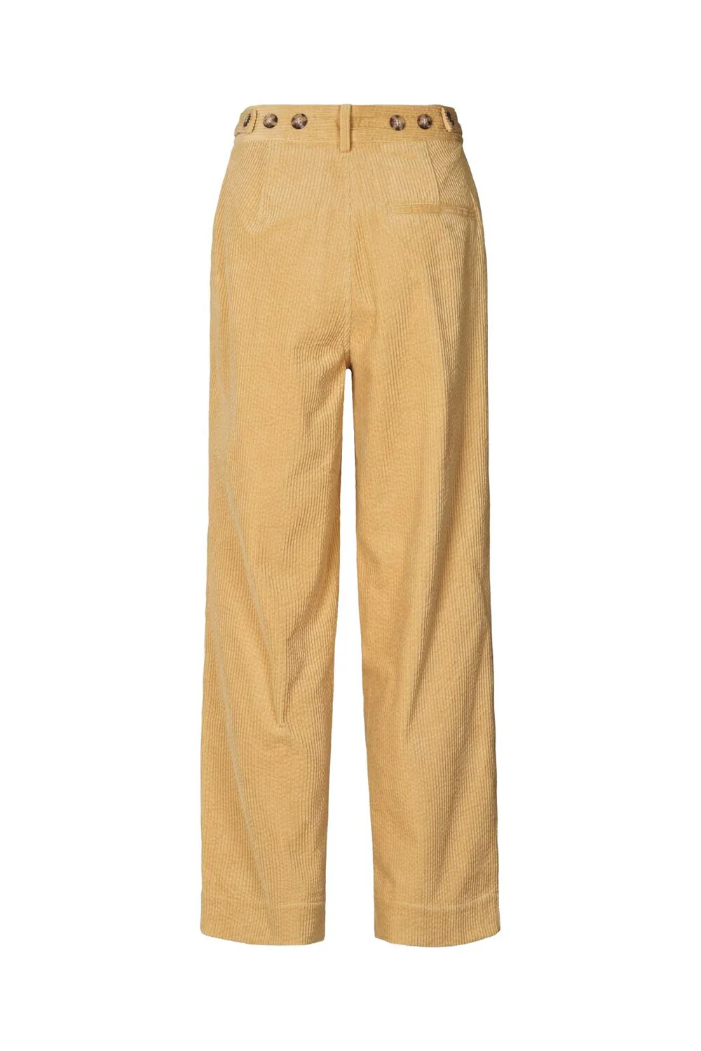 Rabens Saloner  Carly Corduroy fløjsbukser - Mustard