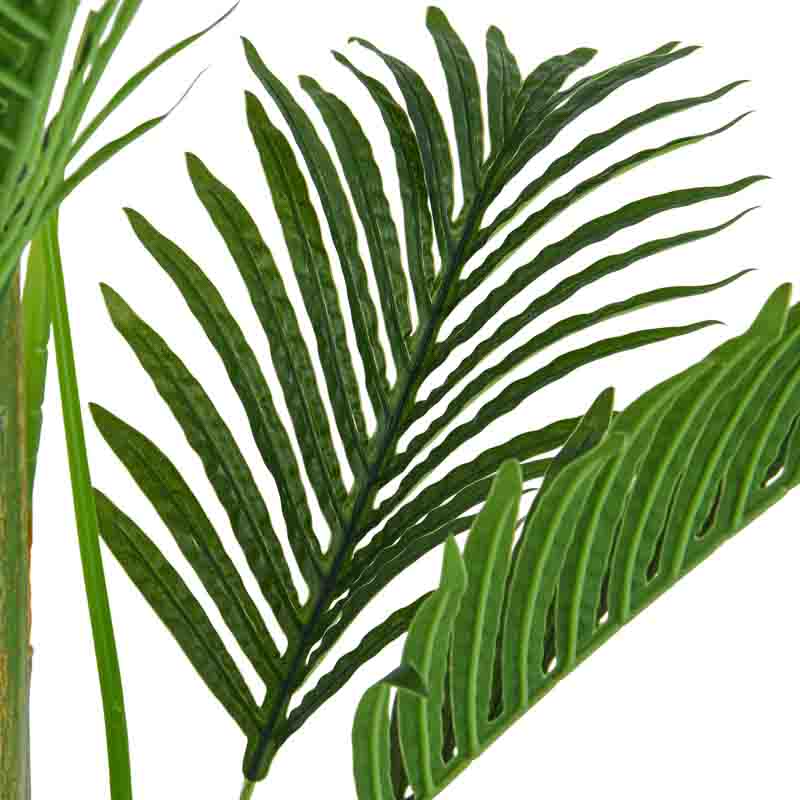 Palmier areca en pot vert