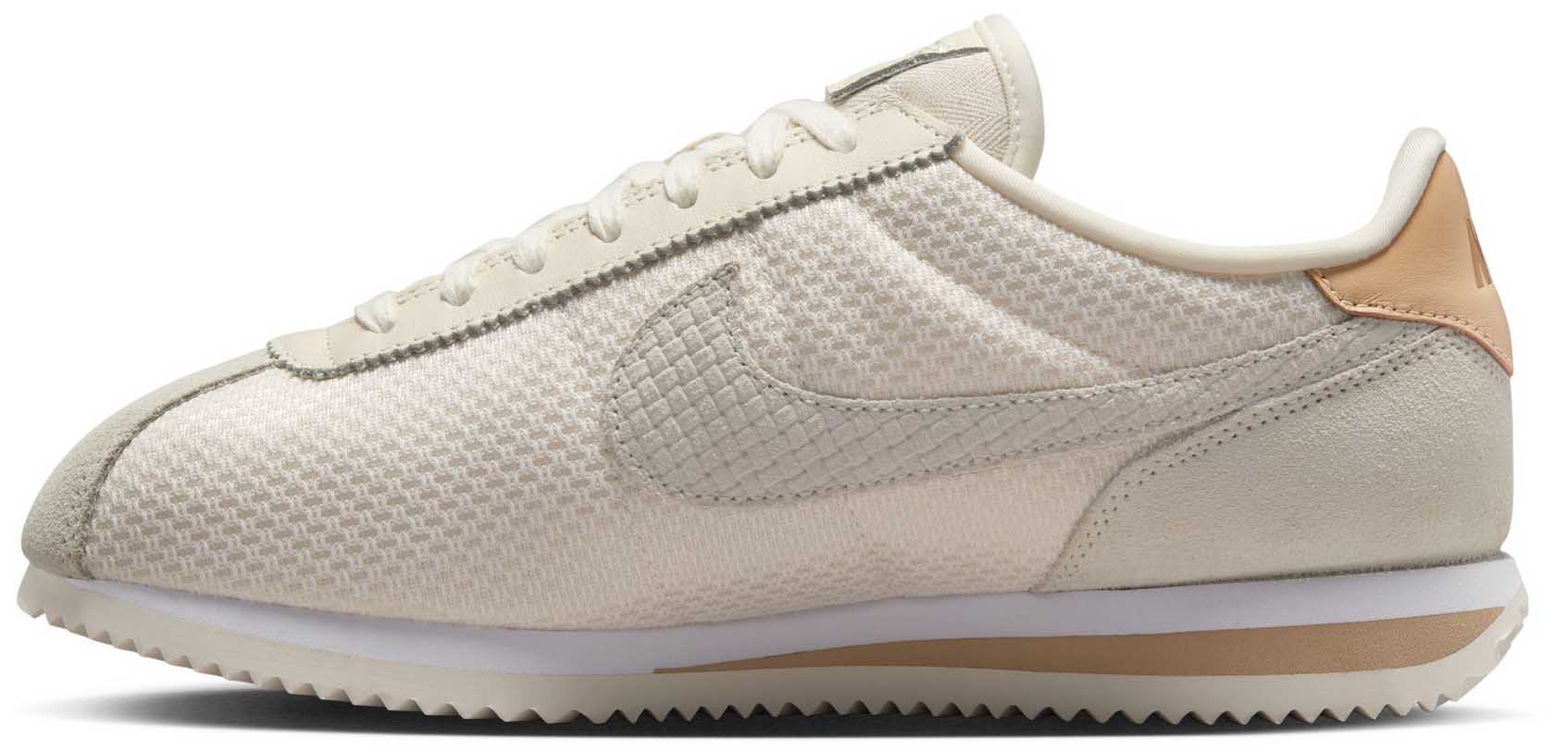 Cortez Dame 211/Pearl White/Sail/Pale Ivory/Vachetta Tan