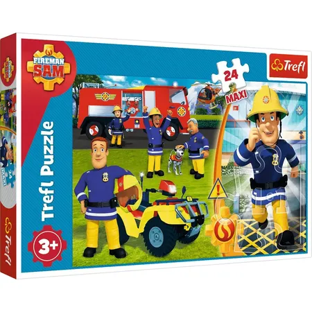Trefl Puzzle Feuerwehrmann Sam Brave Fireman Sam, 24 Teile