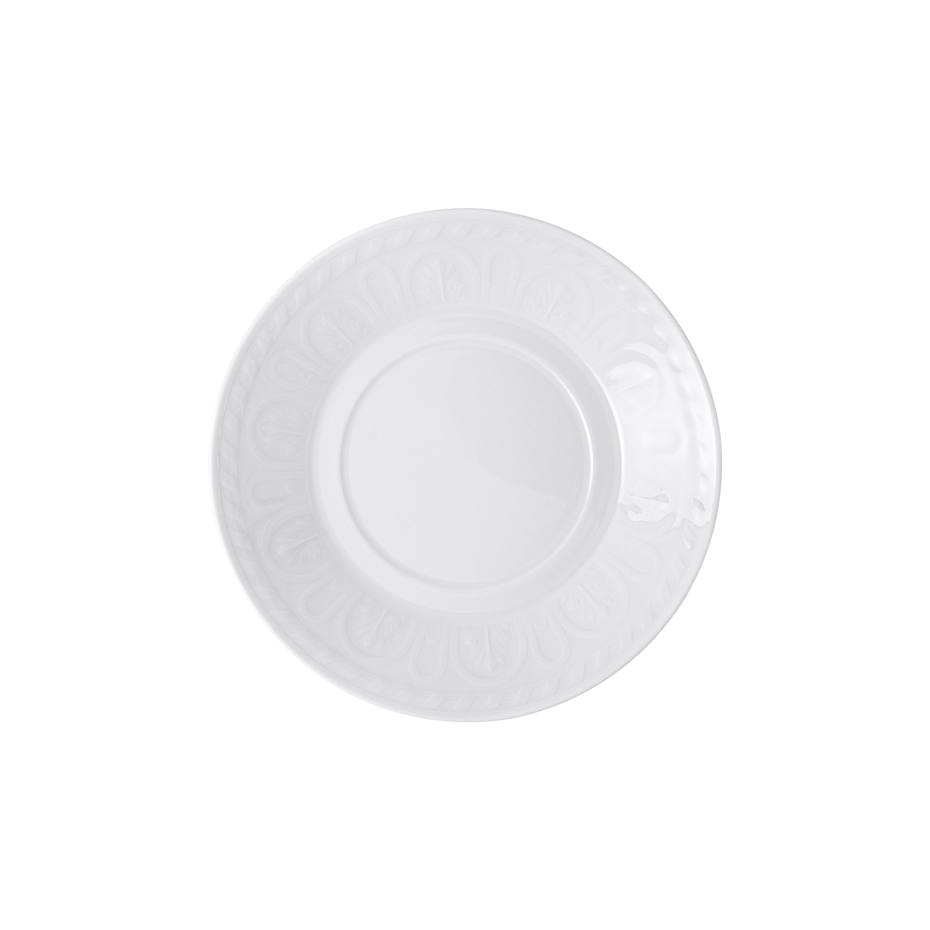 Cellini White coffee cup saucer White, 6.9'', Premium Porcelain
