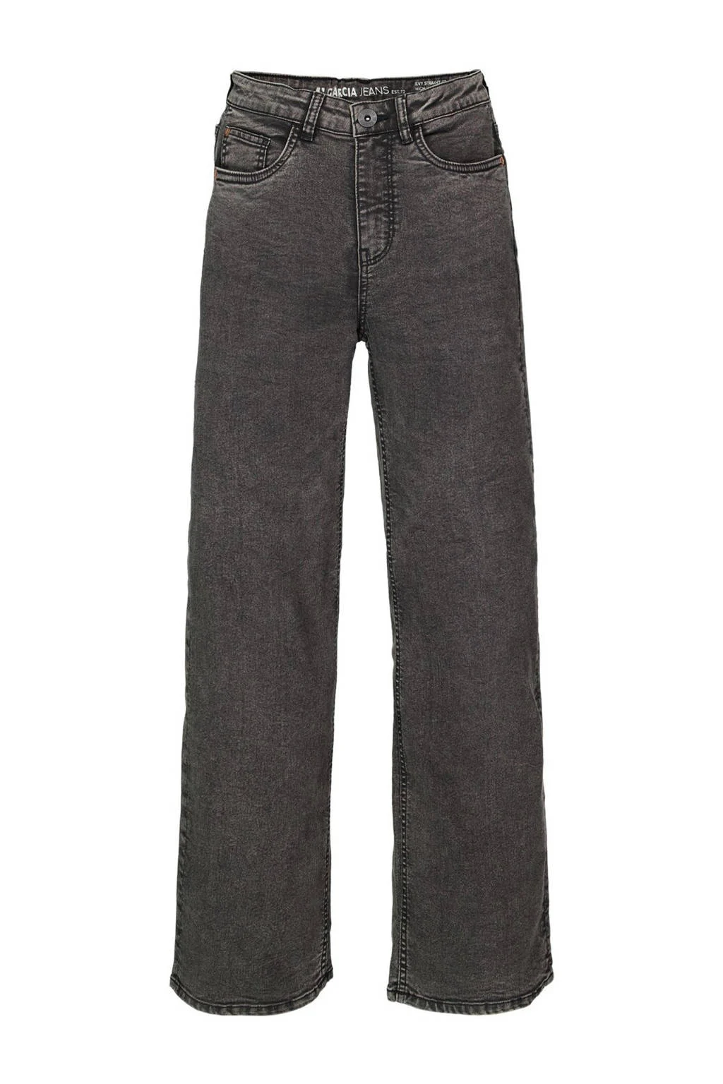 Garcia high waist straight leg jeans dark used