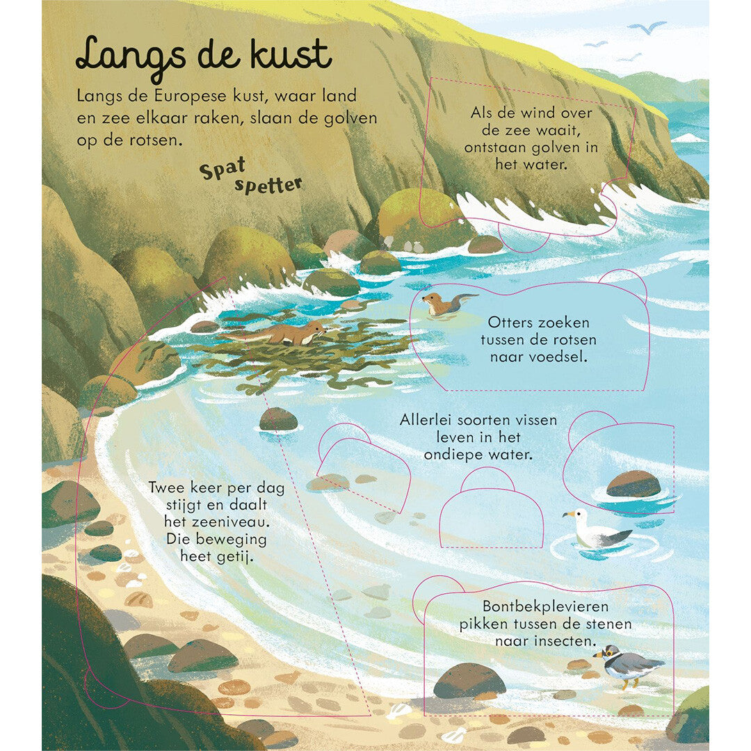 Usborne kijk binnen - zeeën en oceanen