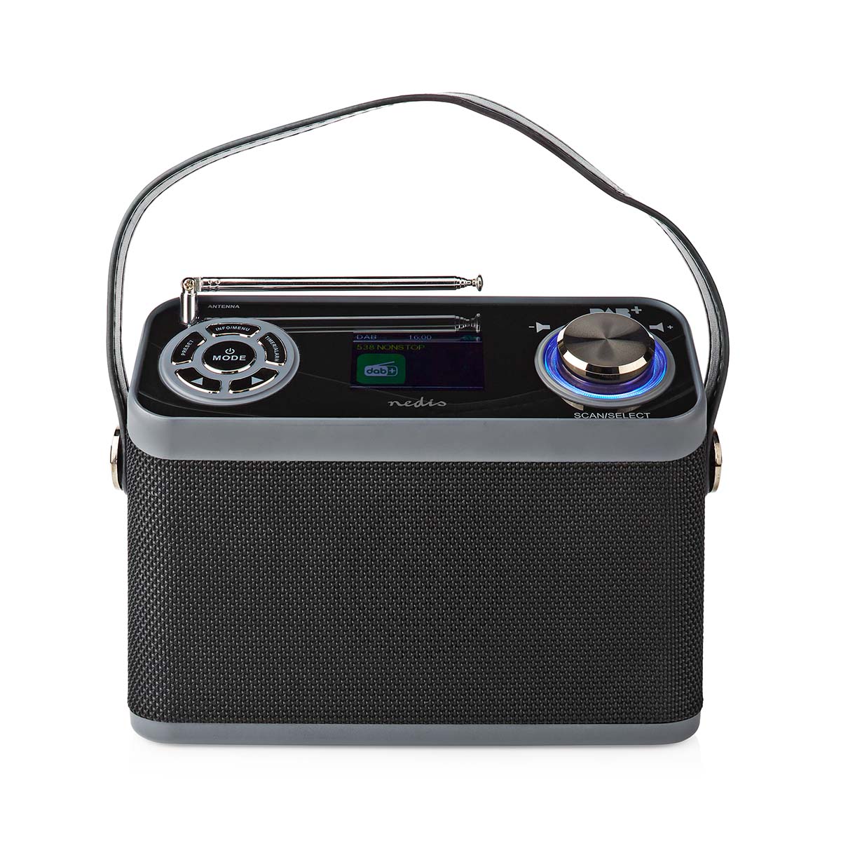 Nedis RDDB5200BK DAB+ Radio