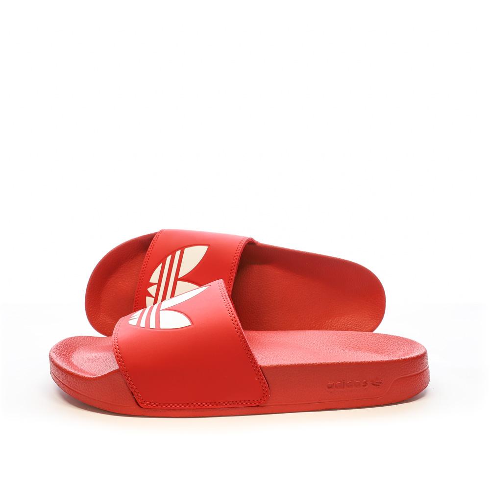 Adidas Claquettes Rouge Homme Adidas Adilette Lite