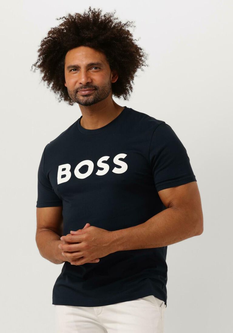BOSS donkerblauwe boss t-shirt thinking 1
