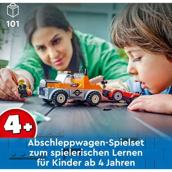 60435 Abschleppwagen mit Sportauto