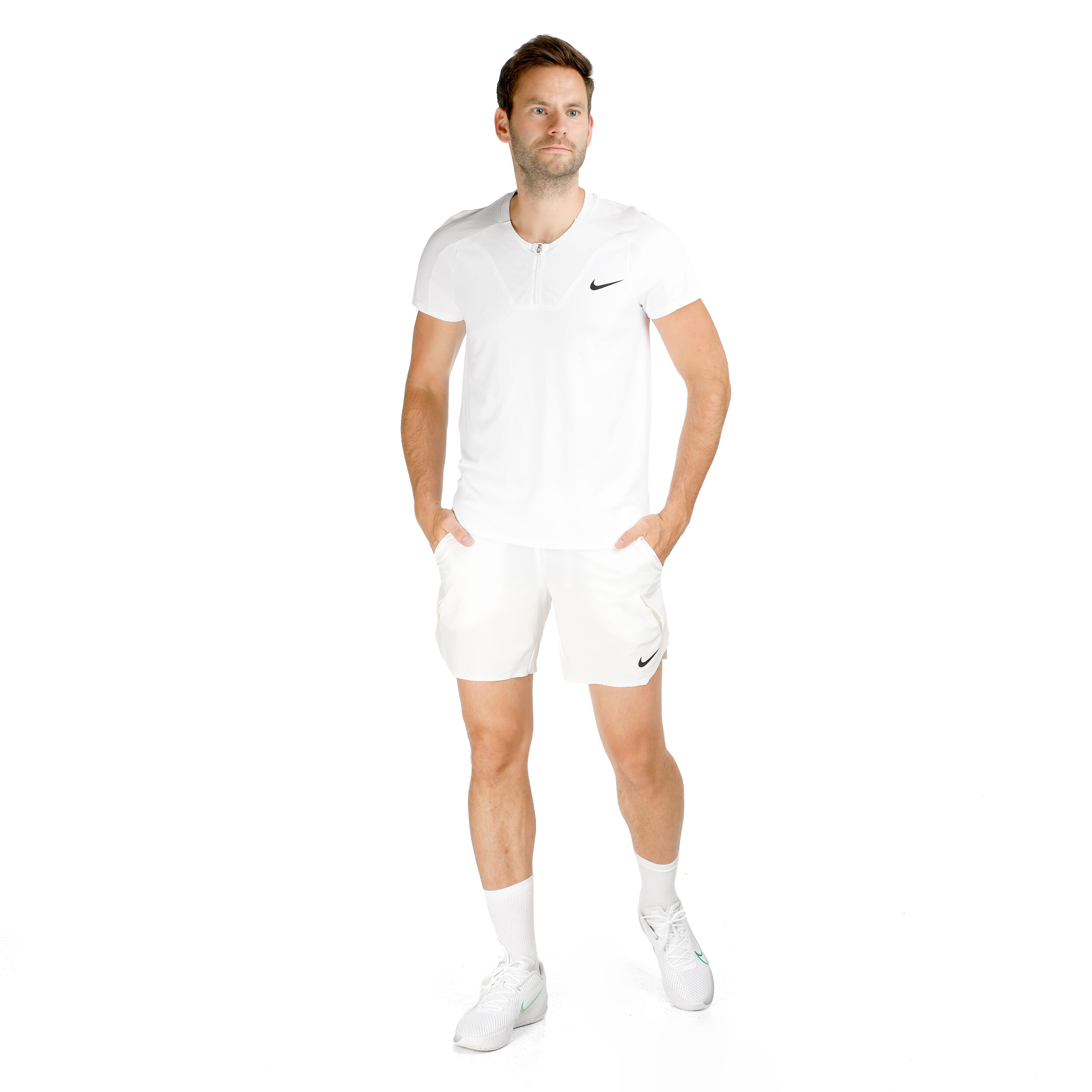 Nike Dri-Fit Slam Shorts Hommes - Blanc