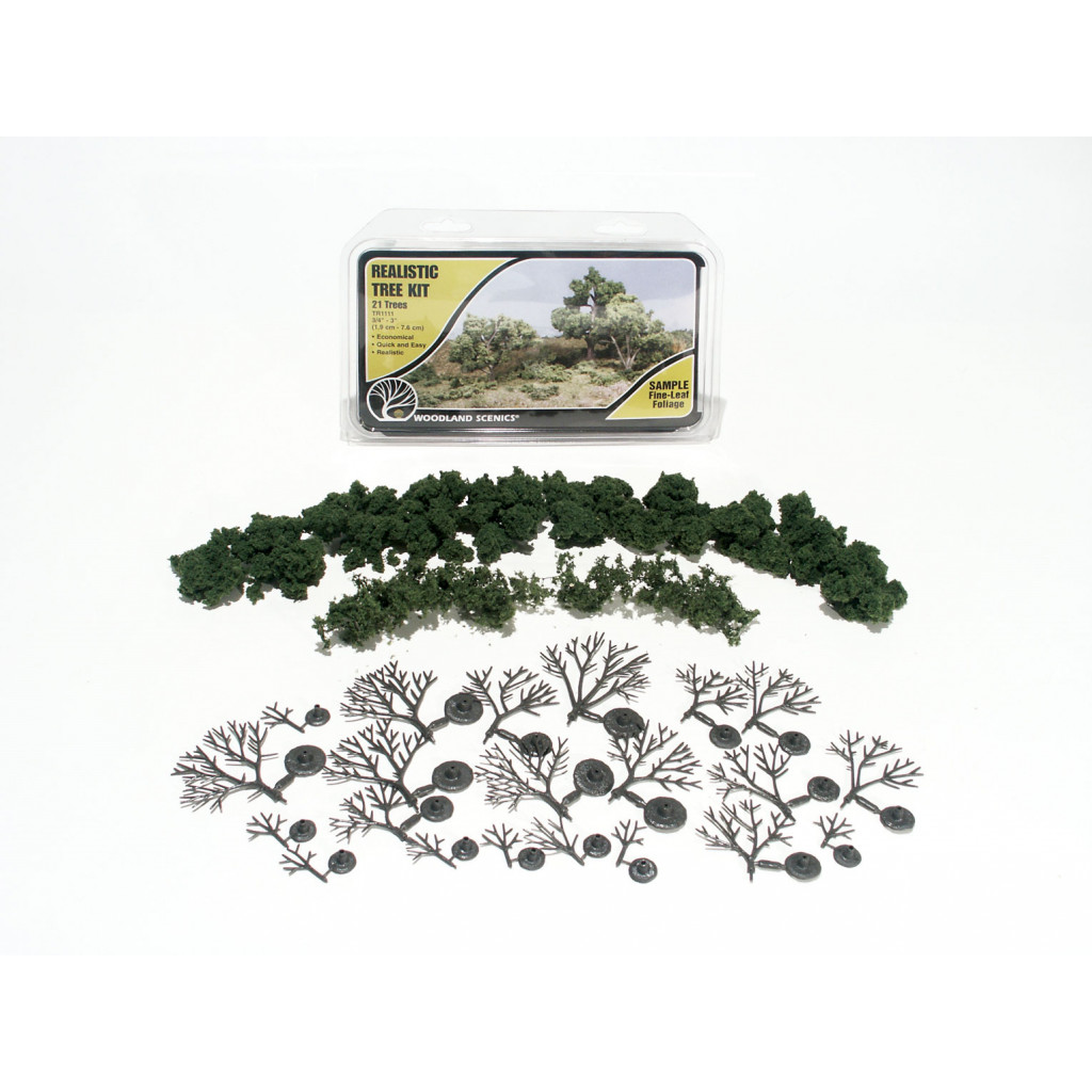 Woodland Scenics - Medium Green 2-7,5 cm