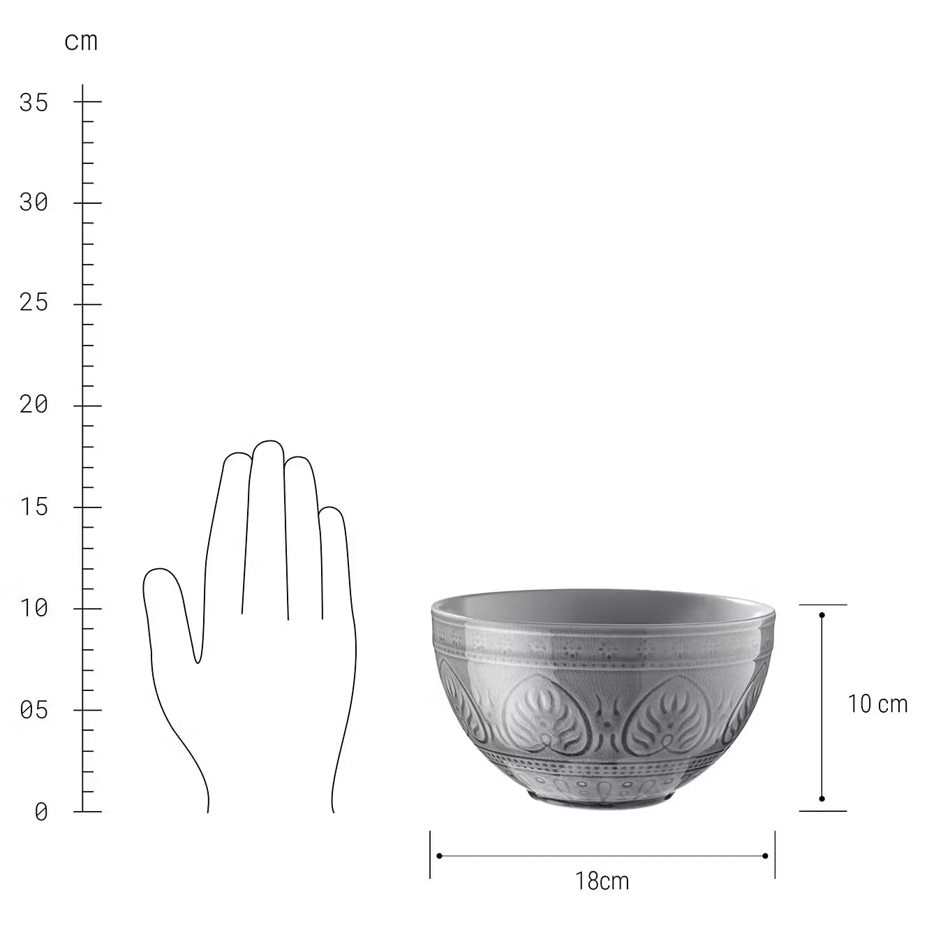 SUMATRA Geschirr-Set 12-tlg.