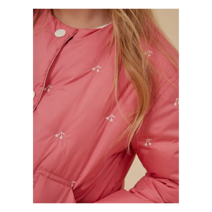 Bonpoint Veste Matelassée Cerises Baila | Rose