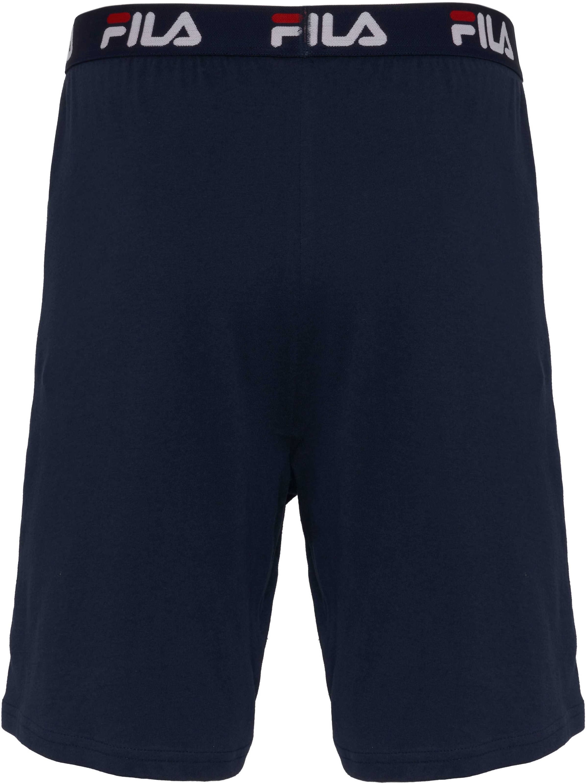 Fila Schlafanzug »MAN JERSEY PYJAMAS«, 2 Stk. Hose mit elastischem Logobund und Kurzarmshirt