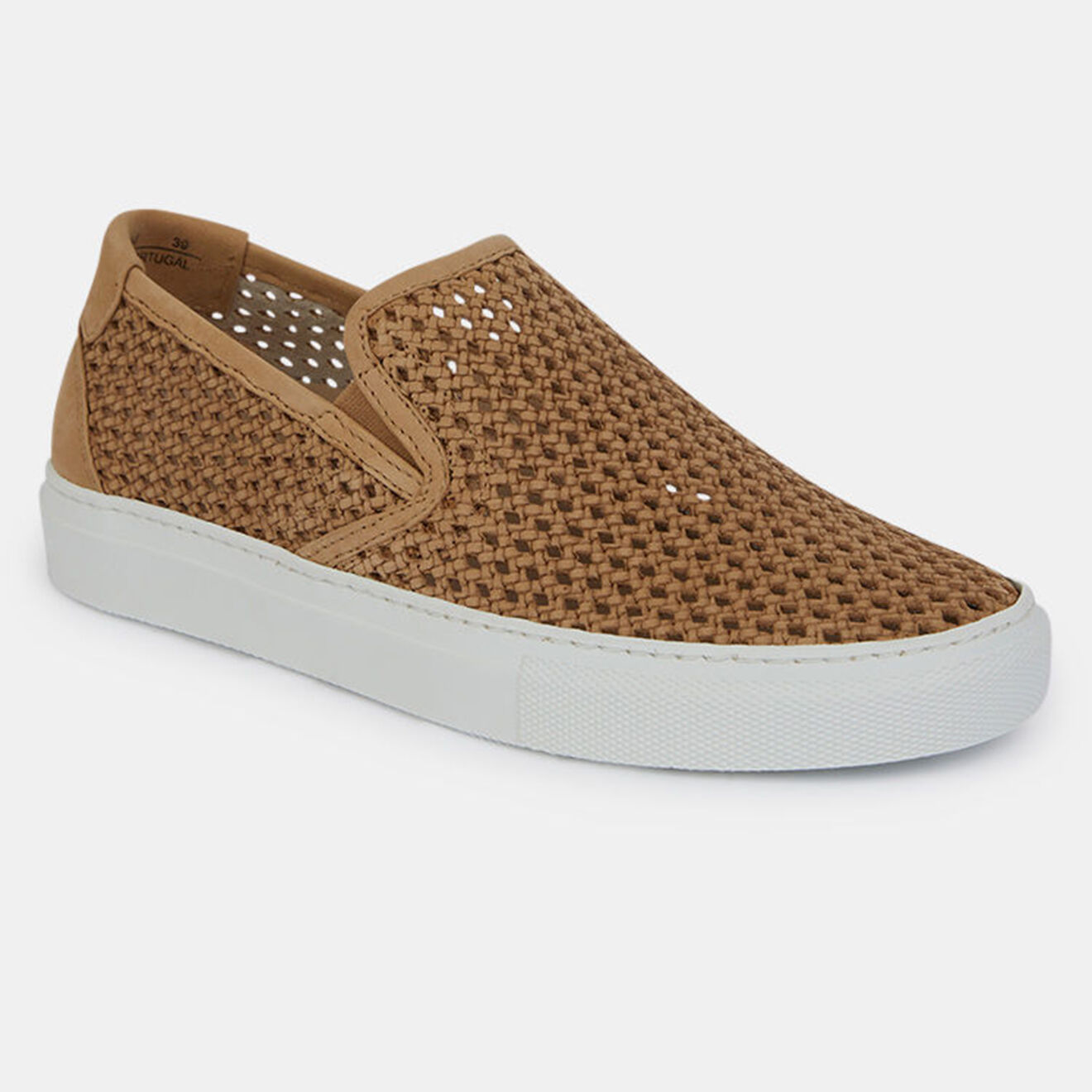 Zespa Slip-On en Velours de Cuir Laura beige foncé