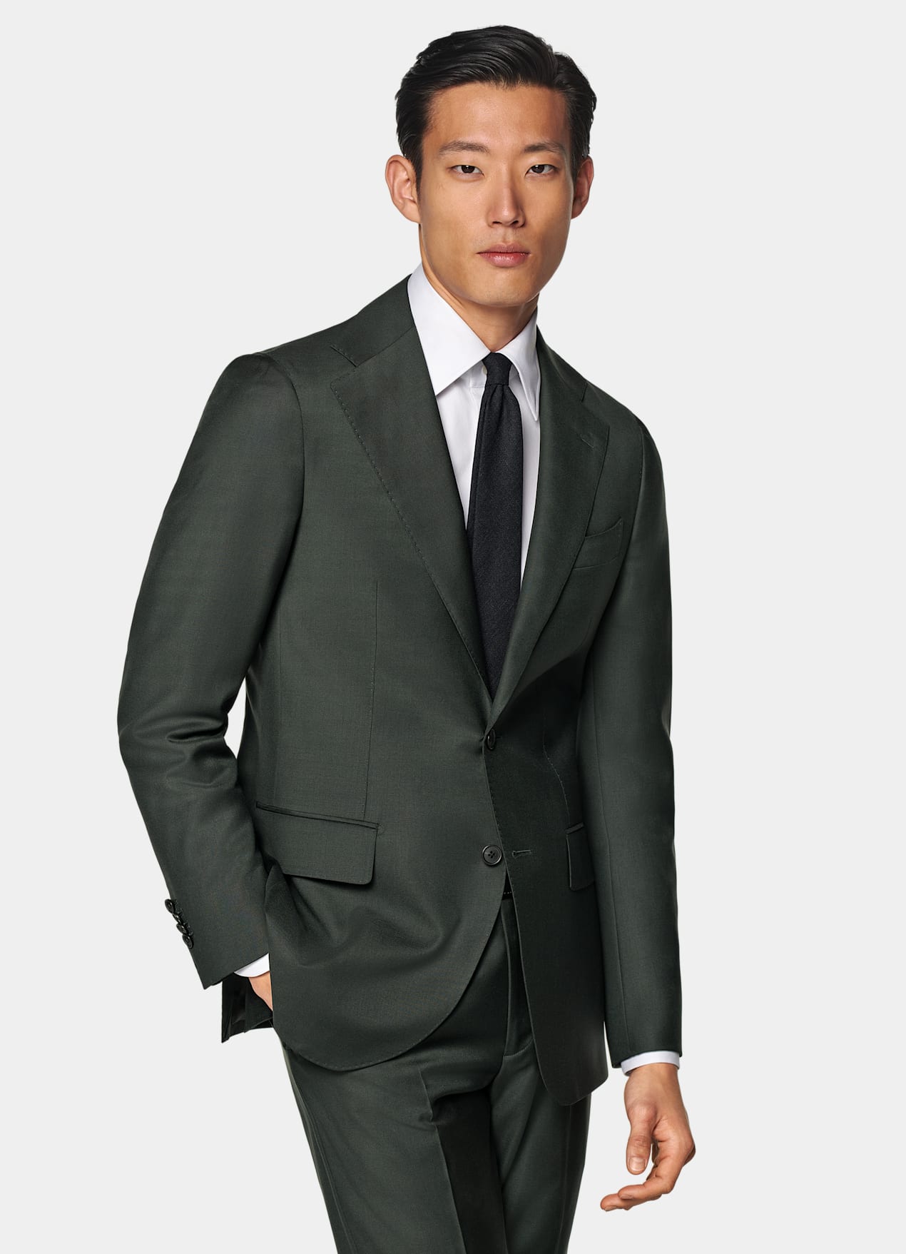 Costume sur mesure Custom Made vert foncé