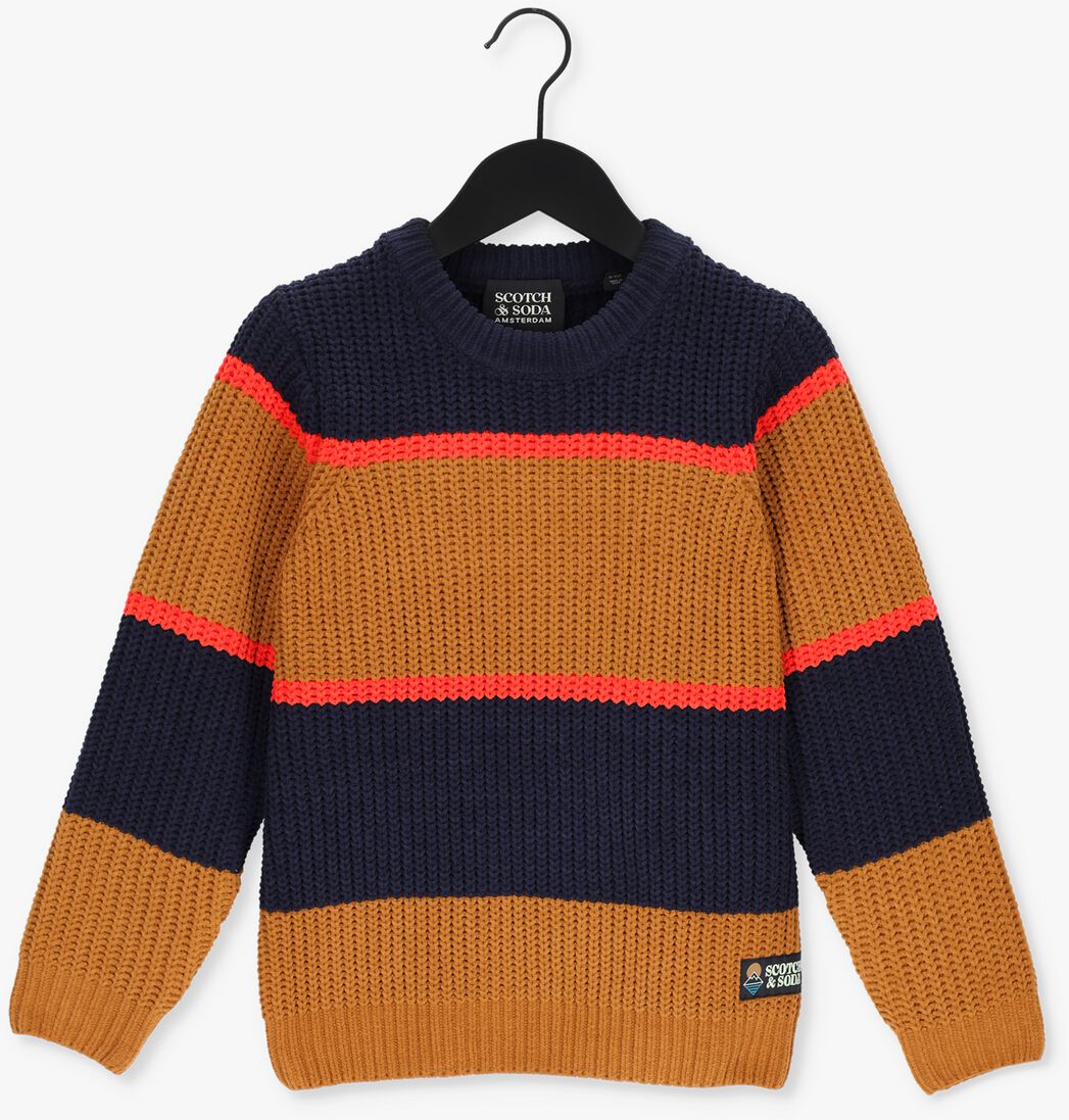SCOTCH & SODA donkerblauwe scotch & soda trui 167731-22-fwbm-d60