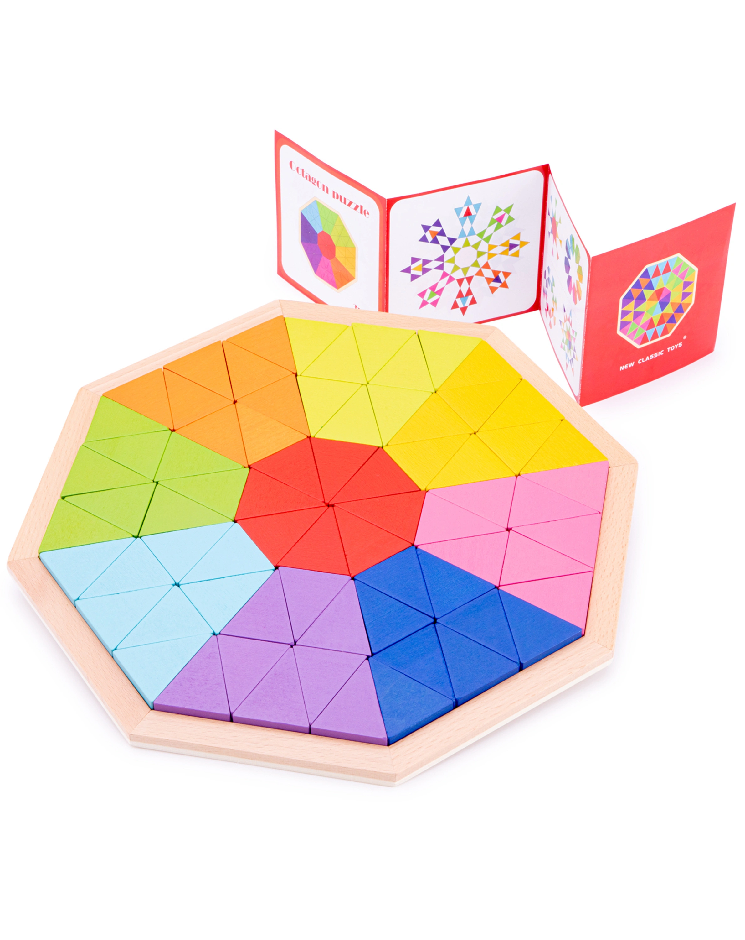 Formenpuzzle OKTAGON 73-teilig aus Holz