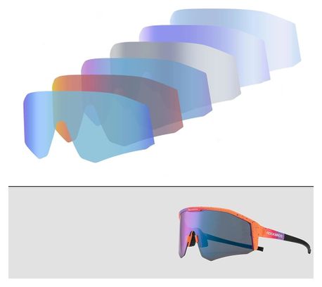 Lunettes de cyclisme polarisées Rockbros SP297 - violettes
